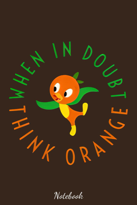Orange Bird Notebook: Notebook 120 pages | 6 x 9 | Journal | Diary | gift