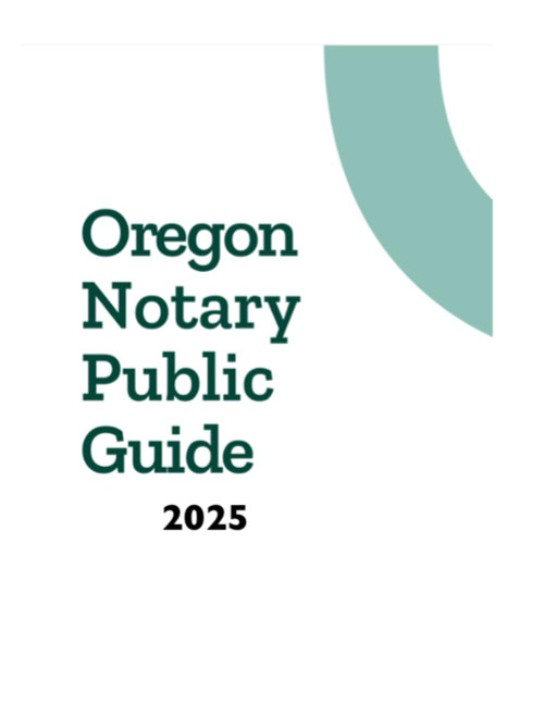 Oregon Notary Public Guide: 2025