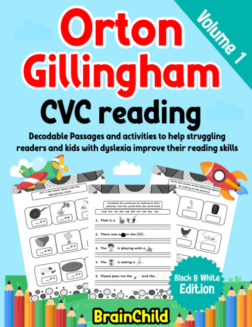 Orton Gillingham CVC Reading. Decodable Passages and activities to help