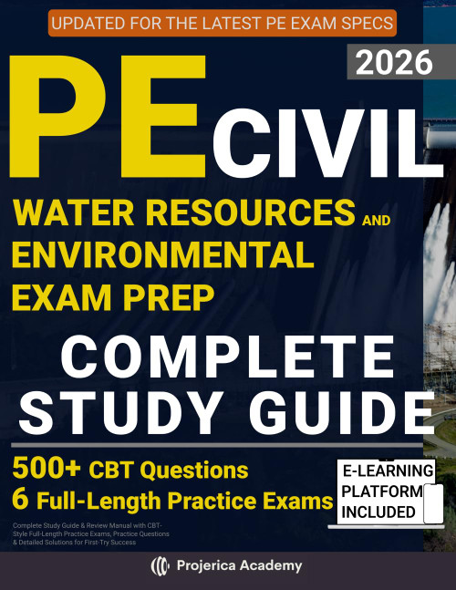 PE Civil Water Resources and Environmental Exam Prep