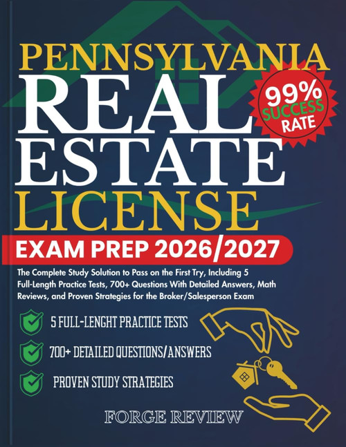 PENNSYLVANIA Real Estate License Exam Prep 2026/2027
