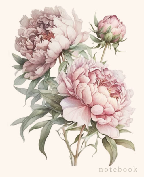 Peony Notebook: Peony Gifts for Women & Gardeners - Flower Notebook /