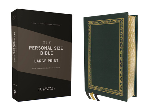 Personal Size Bible – Large Print, Black (New International Version)