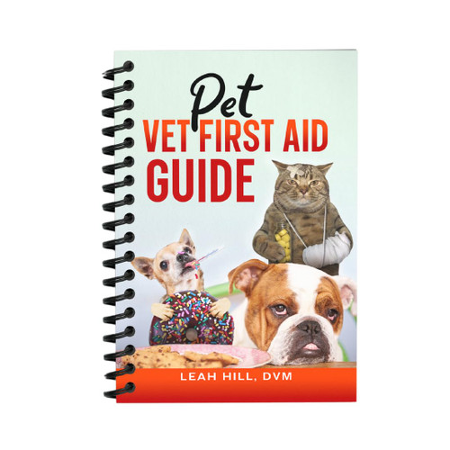 Pet Vet First Aid Book Guide for Dogs & Cats - Complete First Aid Book