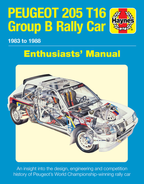 Peugeot 205 T16 Group B Rally Car 1983 to 1988