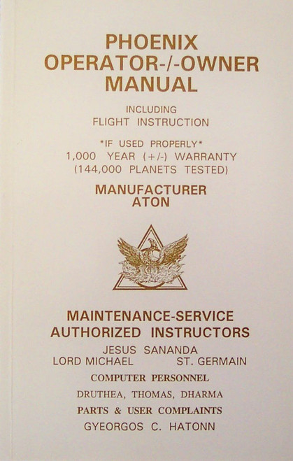 Phoenix Operator-/-Owner Manual: Including Flight Instruction