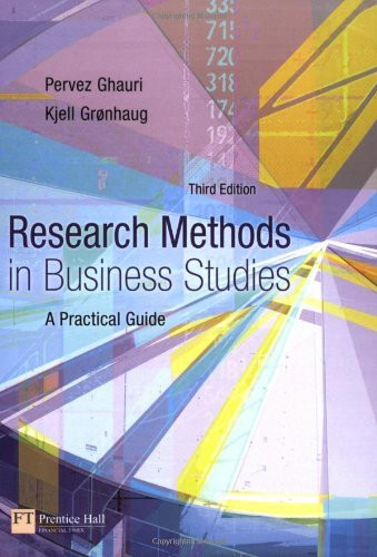 Research Methods In Business Studies