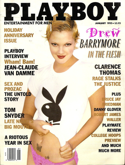 PLAYBOY mAGAZINE January 1995 Drew Barrymore Issue
