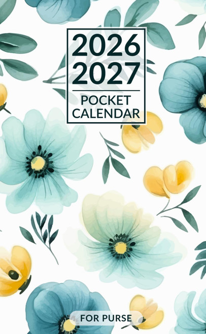Pocket Calendar 2026-2027 for Purse