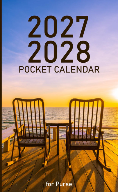 Pocket Calendar 2027-2028 for Purse