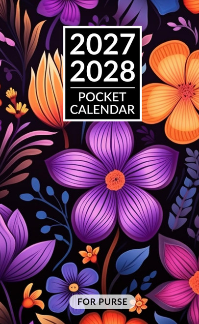 Pocket Calendar 2027-2028 for Purse