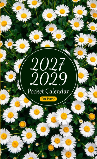 Pocket Calendar 2027-2029: 3-Year Planner from January 2027 to December