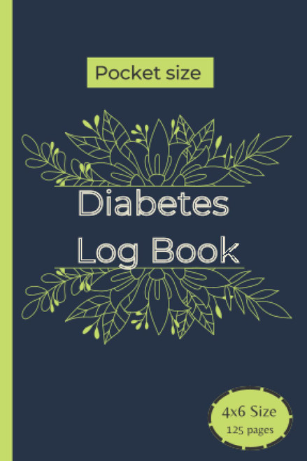 Pocket Size Diabetes Log Book for 52 Weeks