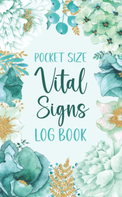 Pocket Size Vital Signs Log Book