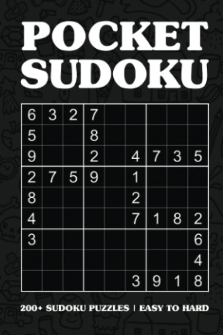 Pocket Sudoku Puzzle Book for Adults: 3-in-1