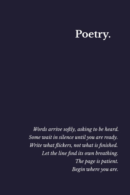 Poetry Writing Book: A blank, wide-lined journal to create poems in. 120