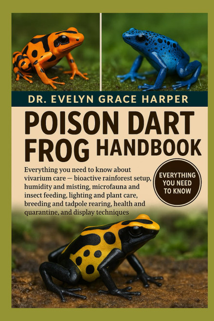 POISON DART FROG HANDBOOK: Everything You Need to Know About Vivarium