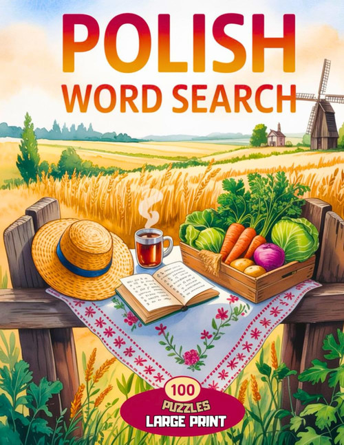 Polish Word Search: 100 Word Search Puzzles Large Print