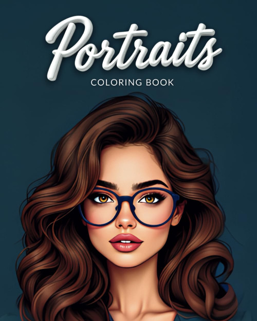 Portraits Coloring Book: Realistic Faces of Beautiful Women and Girls