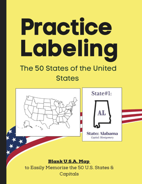 Practice Labeling The 50 States of the United States