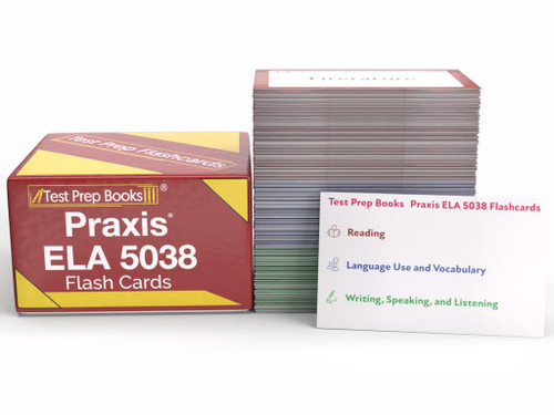 Praxis English Language Arts 5038 Content Knowledge Study Cards