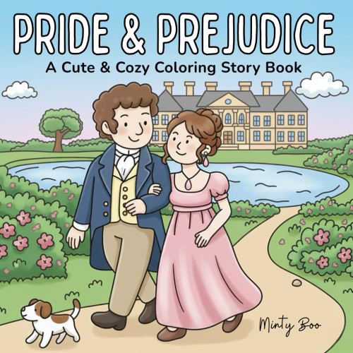 Pride & Prejudice Coloring Book: Cute and cozy illustrations to colour as