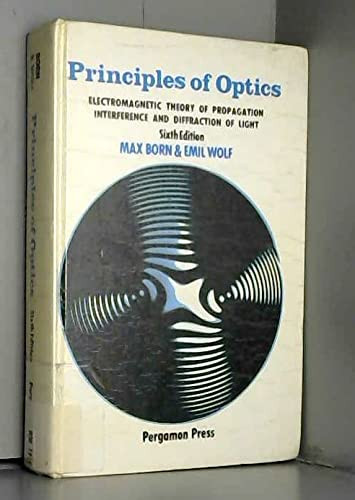 Principles of Optics: Electromagnetic Theory of Propagation Interference