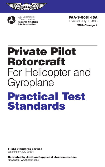 Private Pilot Rotorcraft Practical Test Standards for Helicopter and