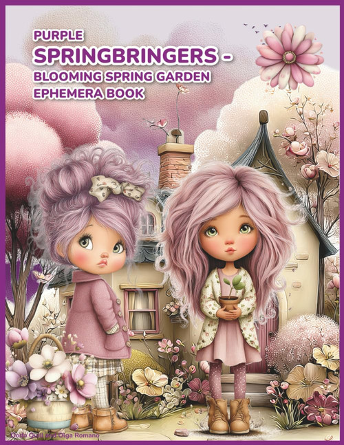 Purple Springbringers – Blooming Spring Garden Ephemera Book
