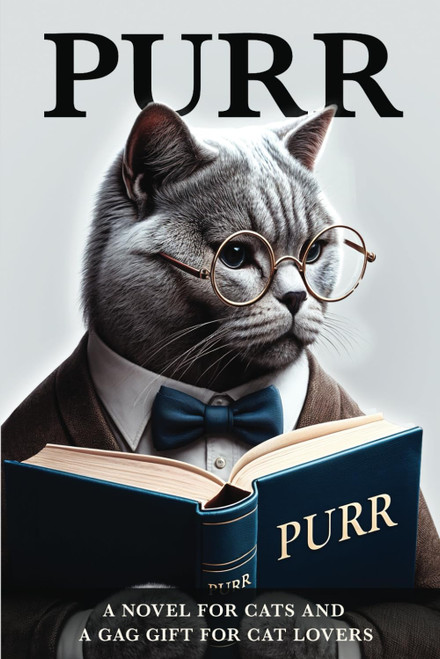 Purr: A Book Just for Cats, and a Funny Gag Gift for Cat Lovers – it's the Cat's Meow!