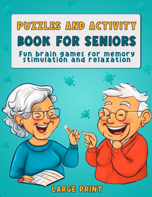 Puzzles and Activity Book for Seniors