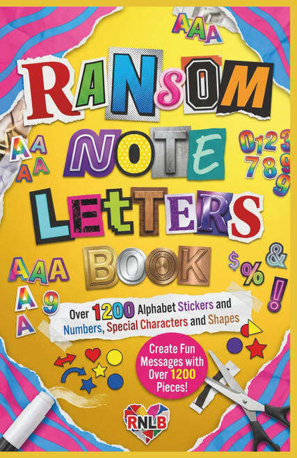 Ransom Note Letters and Sticker Book: Cut-Out Style Alphabets
