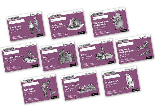 Read Write Inc. Phonics: Black and White Purple Set 2 Storybooks Mixed