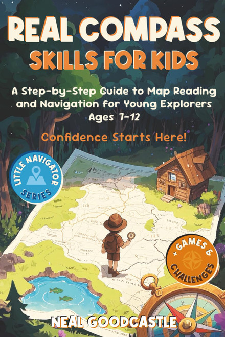 Real Compass Skills For Kids: A Step-by-Step Guide to Map Reading and