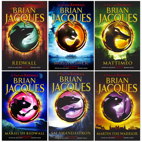 Redwall Book Series 1 to 6 Books Collection Set By Brian Jacques