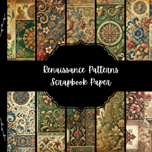 Renaissance Patterns Scrapbook Paper