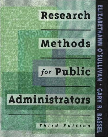 Research Methods for Public Administrators