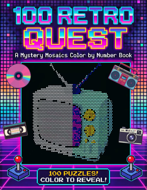Retro Quest Mystery Mosaics Color by Number