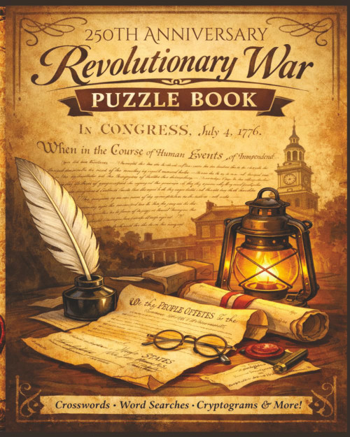Revolutionary War 250th Anniversary Puzzle Book