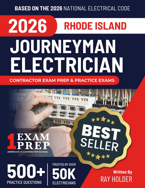 Rhode Island 2026 Journeyman Electrician Exam Prep and Study Guide