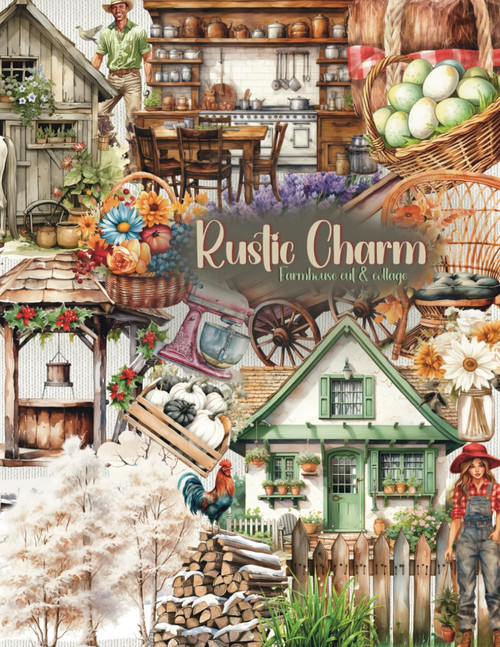 Rustic Charm Farmhouse Cut and Collage Ephemera for junk journaling