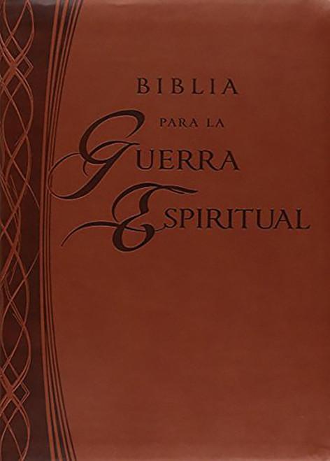 RVR 1960 Biblia para la guerra espiritual (Imitación piel , Café) (Spanish Edition)