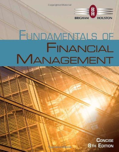 Fundamentals Of Financial Management Concise