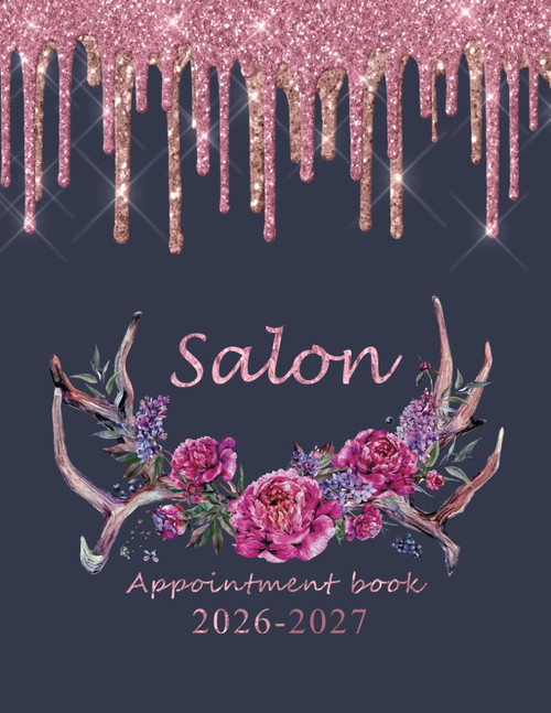 Salon Appointment Book 2026-2027: Client Booking for Hairdressers
