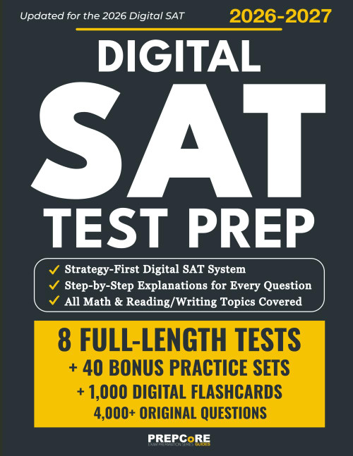 SAT Test Prep: A Complete Strategy-First Prep Book and Study Guide