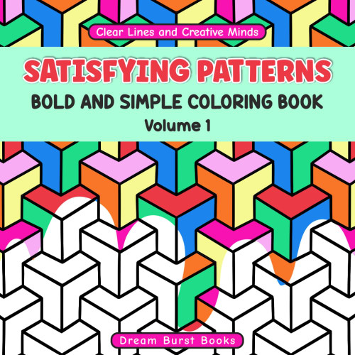 Satisfying Patterns: Coloring Book for Adults and Teens