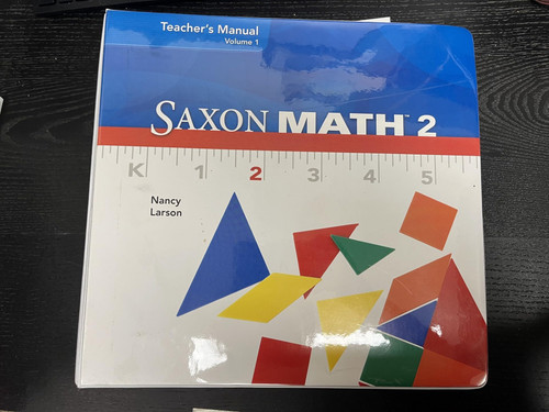 Saxon Math 2, Teacher's Manual, Volume 1