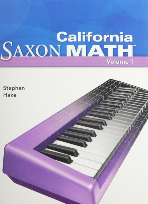 Saxon Math Intermediate 4: Student Edition Vol. 1 2008