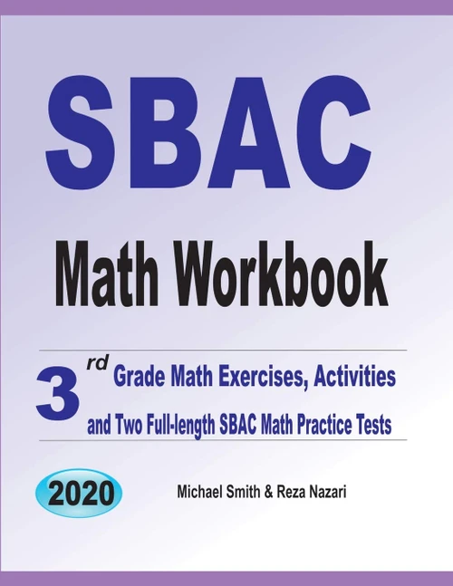 SBAC Math Workbook: 3rd Grade Math Exercises