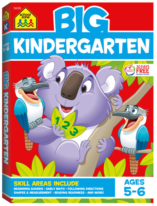 School Zone Big Kindergarten Workbook: 320 Pages